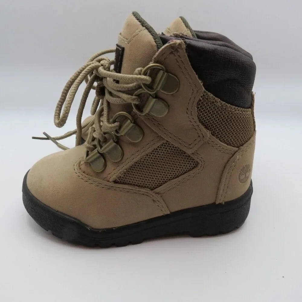 Timberland Toddler Waterproof Brown Nubuck Boots City Street Urban Size 6